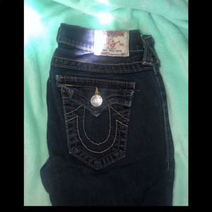 Ripped true religion jeans